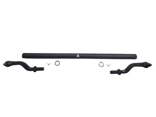 Apex Chassis - KIT122 | Apex Chassis Extreme Duty Tie Rod Assembly For Jeep Wrangler JL / Gladiator JT 2.5 Ton 2018+ | Fits Dana 30 Axle | Black Aluminum