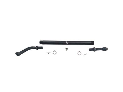 Apex Chassis - KIT124 | Apex Chassis Extreme Duty Flip Drag Link Assembly For Jeep Wrangler JL / Gladiator JT 2.5 Ton 2018+ | Fits Dana 44 Axle With 4.5" Or More Lift | Black Aluminum