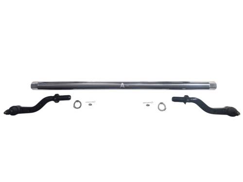 Apex Chassis - KIT127 | Apex Chassis Extreme Duty Tie Rod Assembly For Jeep Wrangler JL / Gladiator JT  2.5 Ton 2018+ | Fits Dana 30 Axle | Polished Aluminum