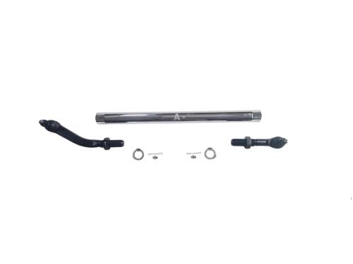 Apex Chassis - KIT128 | Apex Chassis Extreme Duty No Flip Drag Link Assembly For Jeep Wrangler JL / Gladiator JT 2.5 Ton 2018+ | Fits Dana 44 Axle With 4.5" Or Less Lift | Polished Aluminum