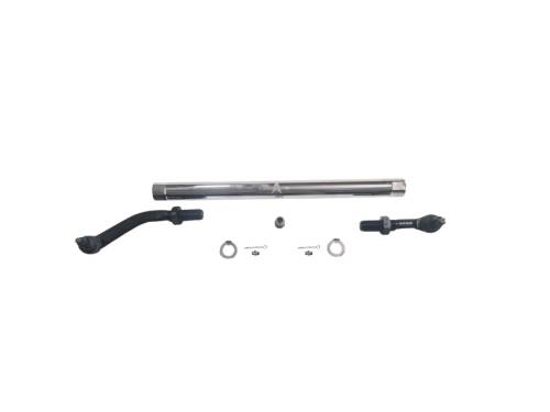 Apex Chassis - KIT129 | Apex Chassis Extreme Duty Flip Drag Link Assembly For Jeep Wrangler JL / Gladiator JT 2.5 Ton 2018+ | Fits Dana 44 Axle With 4.5" OR Less Lift | Polished Aluminum