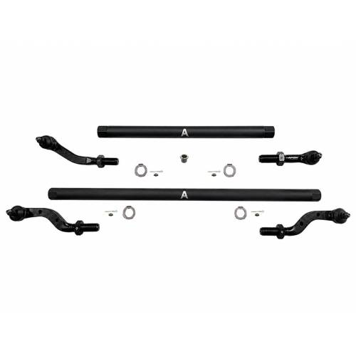 Apex Chassis - KIT135 | Apex Chassis Steering Kit 2.5 ton Flip Kit 3.5" Or More For Jeep Wrangler JK | 2007-2018 | Black Aluminum
