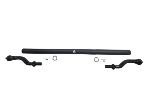 Apex Chassis - KIT136 | Apex Chassis Extreme Duty Tie Rod Assembly For Jeep Wrangler JK 2.5 Ton | 2007-2018 | Black Aluminum