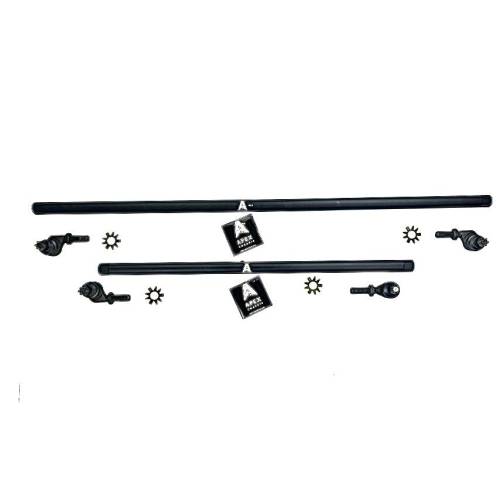 Apex Chassis - KIT150 | Apex Chassis Steering Kit 1 ton No Flip 3" Or Less For Jeep Wrangler JK | 2007-2018 | Black Aluminum