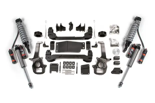 BDS Suspension - BDS664PES | BDS Suspension 4 Inch Lift Kit With Fox 2.5 Performance Elite Coilover For Ram 1500 4WD | Rear Lift 2 Inch Coil Spacer | Fox 2.5 Performance Elite Shocks