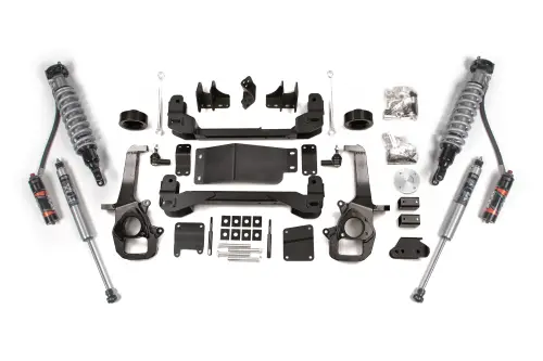 BDS Suspension - BDS664PSS | BDS Suspension 4 Inch Lift Kit With Fox 2.5 Performance Elite Coilover For Ram 1500 4WD | Rear Lift 2 Inch Coil Spacer | Fox 2.0 Performance Series Shocks