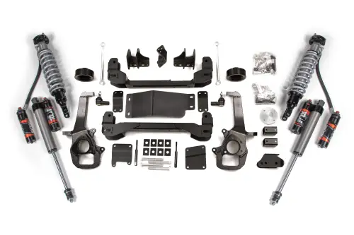 BDS Suspension - BDS670PES | BDS Suspension 4 Inch Lift Kit With Fox 2.5 Performance Elite Coilover For Ram 1500 / 1500 Classic 4WD | Rear Lift 2 Inch Coil Spacer | Fox 2.5 Performance Elite Shocks