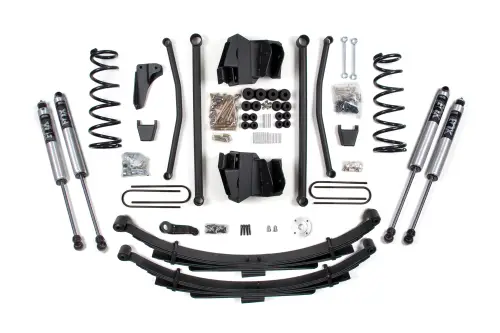 BDS Suspension - BDS683FS | BDS Suspension 6 Inch Lift Kit With Long Arm For Ram 2500 / 3500 4WD Diesel | Rear Leaf Springs | Rear 4 Inch Axle | Fox 2.0 Performance Series Shocks