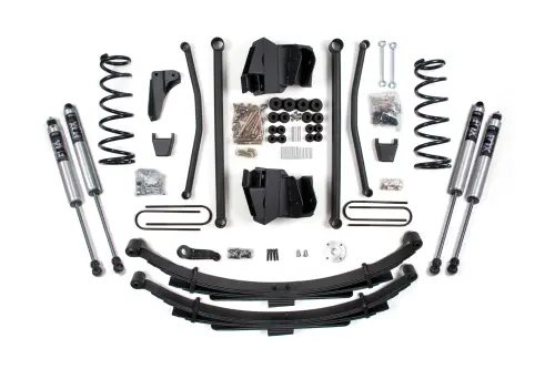 BDS Suspension - BDS684FS | BDS Suspension 8 Inch Lift Kit With Long Arm For Ram 2500 / 3500 4WD Diesel | Rear Leaf Springs With 3.5 Inch Axle | Automatic Transmission | Fox 2.0 Performance Series Shocks