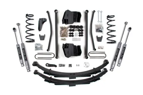 BDS Suspension - BDS685H | BDS Suspension 8 Inch Lift Kit With Long Arm For Ram 2500 / 3500 4WD Diesel | Rear Leaf Springs With 4 Inch Axle | Automatic Transmission | NX2 Nitro Series Shocks