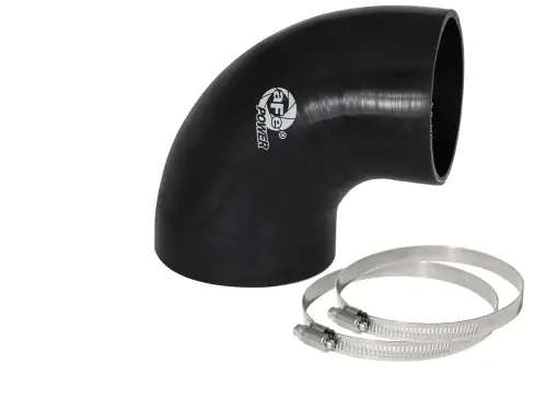 Afe - Advance Flow Engineering - 59-00065 | aFe Power Magnum FORCE Performance Accessories, Coupling Kit: (4 Inch x 3-1/2 Inch) ID x 90 Deg. Elbow Reducer (Silicone)