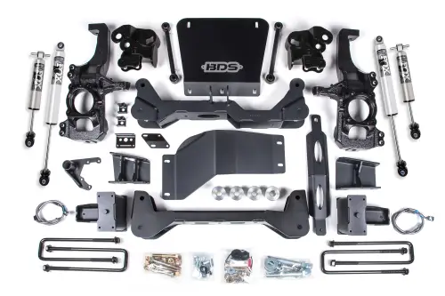 BDS Suspension - BDS766FPP | BDS Suspension 5 Inch Lift Kit For Chevrolet Silverado / GMC Sierra 2500HD / 3500HD 4WD | Rear Lift Without Factory Overload | Fox 2.5 Performance Series HTO Shocks