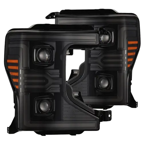 AlphaREX - 880343 | AlphaRex LUXX-Series LED Projector Headlights For Ford F-250/F-350/F-450/F-550 Super Duty | Alpha-Black