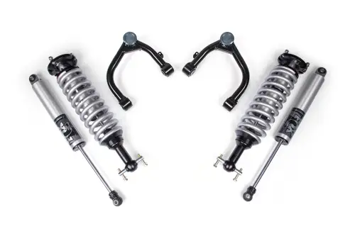BDS Suspension - BDS770FPS | BDS Suspension 2 Inch Leveling Kit With Fox Coilover Upgrade For Chevrolet Silverado / GMC Sierra 1500 4WD | Front Fox 2.5 Performance Series HTO Shocks