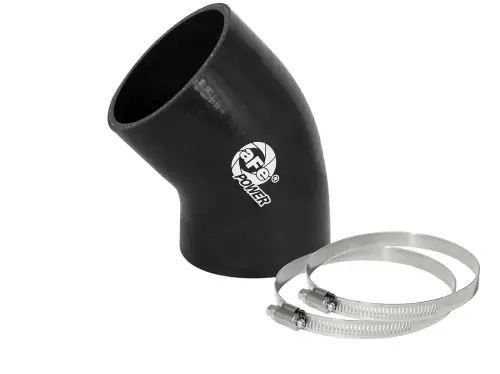 Afe - Advance Flow Engineering - 59-00075 | aFe Power Magnum FORCE Performance Accessories, Coupling Kit: (3 Inch x 3.25 Inch) ID 45 Deg. Elbow Reducer (Silicone)