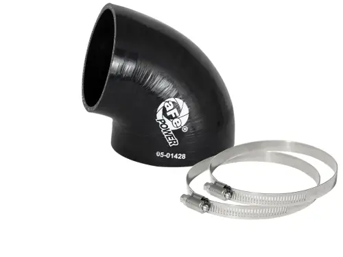 Afe - Advance Flow Engineering - 59-00088 | aFe Power Magnum FORCE Performance Accessories, Coupling Kit: (3-1/2 Inch x 3 Inch) ID x 75 Deg. Elbow Reducer (Silicone)