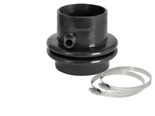 Afe - Advance Flow Engineering - 59-00108 | aFe Power Magnum FORCE Performance Accessories, Coupling Kit: (2-3/4 Inch x 3 Inch) ID x 3-1/2 Inch L Reducer Bellows With 3/8 Inch Port Hole (Silicone)