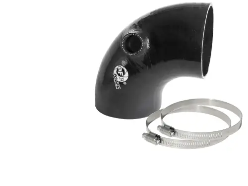 Afe - Advance Flow Engineering - 59-00111 | aFe Power Magnum FORCE Performance Accessories, Coupling Kit: 3.82" ID x 90 Deg. Elbow With Port Hole (Silicone)