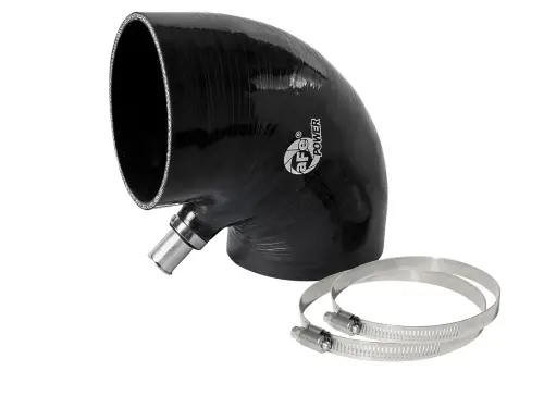 Afe - Advance Flow Engineering - 59-00113 | aFe Power Magnum FORCE Performance Accessories, Coupling Kit: (4 Inch x 4-1/4 Inch) ID x 90 Deg. Elbow With Fitting (Silicone)
