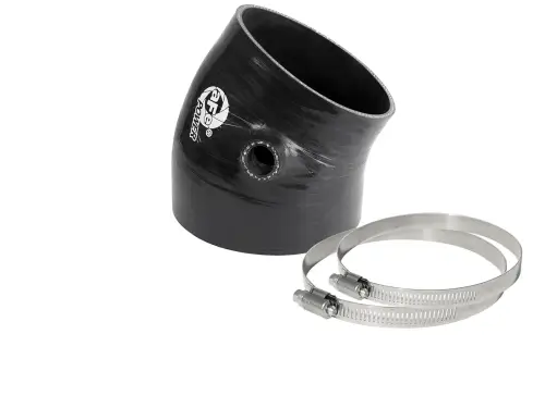Afe - Advance Flow Engineering - 59-00115 | aFe Power Magnum FORCE Performance Accessories, Coupling Kit: (3.90 Inch x 4.35 Inch) ID x 30 Deg. Elbow With Port Hole (Silicone)