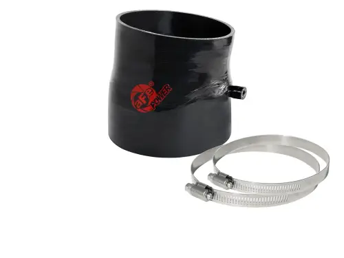 Afe - Advance Flow Engineering - 59-00116 | aFe Power Magnum FORCE Performance Accessories, Coupling Kit: (3.5 Inch x 3.75 Inch) ID x 15 Deg. Elbow With Port Hole (Silicone)