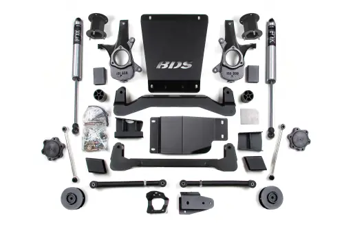 BDS Suspension - BDS906FS | BDS Suspension 4.5 Inch Lift Kit For Chevrolet Avalanche / Suburban / Tahoe / GMC Yukon 1500 4WD | Rear Lift 3 Inch Coil Spacer | Fox 2.0 Performance Series Shocks