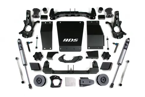 BDS Suspension - BDS908FS | BDS Suspension 4.5 Inch Lift Kit For Chevrolet Avalanche / Suburban / Tahoe / GMC Yukon 1500 4WD | Cast Steel Factory Control Arm | Fox 2.0 Performance Series Shocks