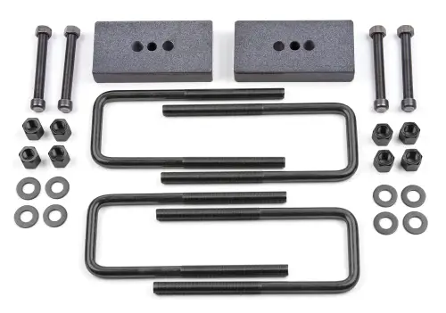 BDS Suspension - BDS013109 | BDS Suspension Rear Block Kit For Ford F-150 | 1 Inch Lift