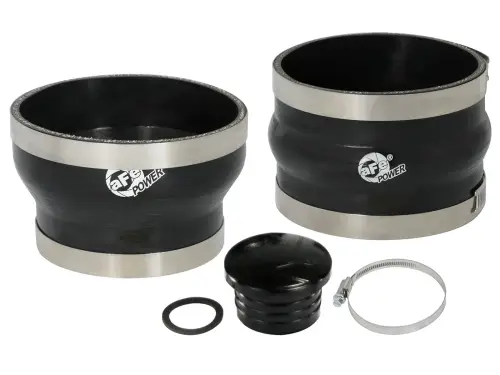 Afe - Advance Flow Engineering - 59-80782 | aFe Power Magnum FORCE Cold Air Intake System Spare Parts, Soft Parts (4-3/8 Inch x 3-1/2 Inch) ID x 2-3/4 Inch L Reducer Coupling