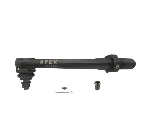 Apex Chassis - DL112KFT | Apex Chassis Flip Drag Link End - At Knuckle, Right Hand Thread with Apex Taper Sleeve XP106 For Jeep Wrangler JL / Gladiator JT