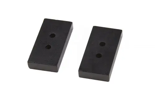 BDS Suspension - BDS069119 | BDS Suspension Steel Dual Pin Rear Lift Blocks | 1 Inch Lift | 3 Inch Wide | Universal Fitment
