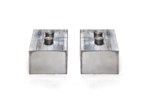 BDS Suspension - BDS069216 | BDS Suspension Aluminum Rear Lift Blocks For Ford F-150 | Dual Pin | 2 Inch Lift