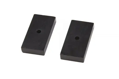 BDS Suspension - BDS069589 | BDS Suspension Steel Rear Lift Blocks | 5/8 Inch Lift | 2.5 Inch Wide | Universal Fitment