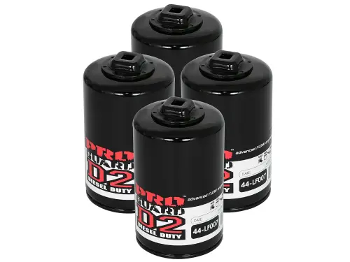 Afe - Advance Flow Engineering - 44-LF007-MB | AFE Power PROGUARD Oil Filter (4 Pack) For Chrysler, Dodge, Ford, Jaguar, Jeep, Lincoln, Mazda, Mercury & Mitsubishi