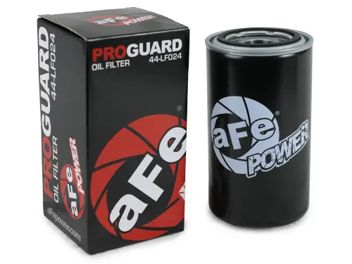 Afe - Advance Flow Engineering - 44-LF024-MB | AFE Power PROGUARD Oil Filter (4 Pack) For Ford F-250, F-350, F-450, F-550, F600 Super Duty / F-650 & F-750