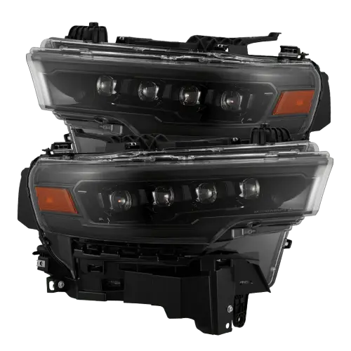 AlphaREX - 880890 | AlphaRex NOVA-Series LED Projector Headlights For Ram 1500, 1500 Limited & RHO | Alpha-Black