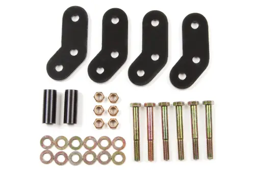 BDS Suspension - BDS124101 | BDS Suspension Front Shackle Kit For Jeep  CJ5 / CJ7 / Scrambler | 1/2 Inch Lift