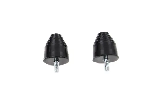 BDS Suspension - BDS170001 | BDS Suspension Pyramid Bump Stops | Pair | Black