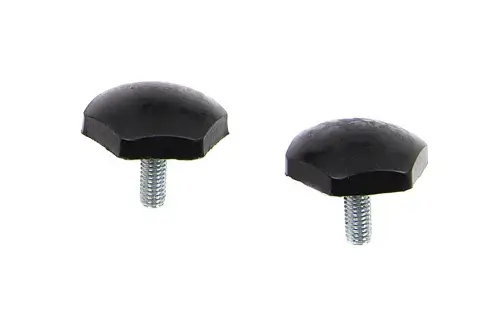 BDS Suspension - BDS170012 | BDS Suspension Low Profile Bump Stops | Pair | Black