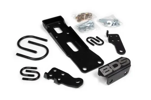 BDS Suspension - BDS55375 | BDS Suspension Dual Steering Stabilizer Mounting Kit For Jeep Wrangler TJ / Cherokee XJ / Grand Cherokee ZJ