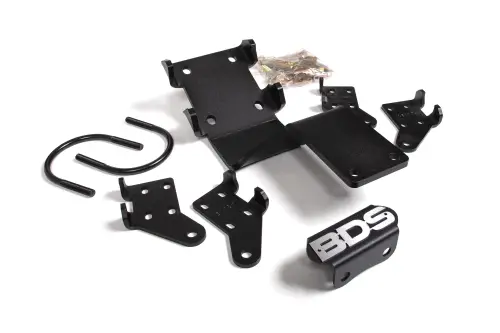 BDS Suspension - BDS55384 | BDS Suspension Dual Steering Stabilizer Mounting Kit For Ford F-450 / F-550 / F-600 Super Duty 4WD