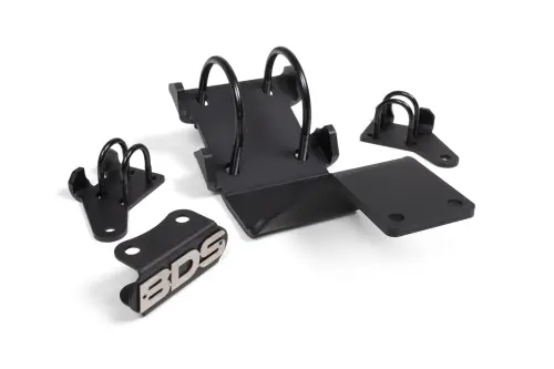 BDS Suspension - BDS55386 | BDS Suspension Dual Steering Stabilizer Mounting Kit For Ford F-250 / F-350 Super Duty 4WD | 0-2 Inch Lift