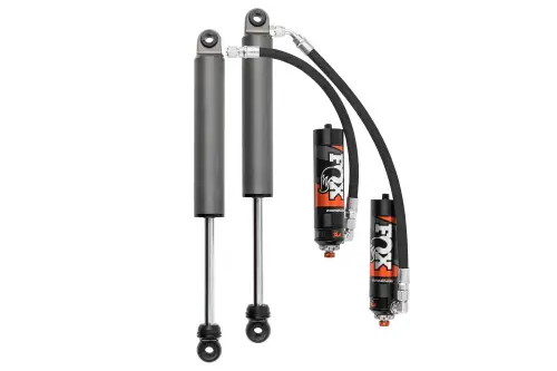 BDS Suspension - FOX88326087 | BDS Suspension Fox 2.5 Rear Shocks With DSC Reservoir Adjuster For Chevrolet Silverado / GMC Sierra 1500 | Performance Elite Series | 2.5-4 Inch Lift