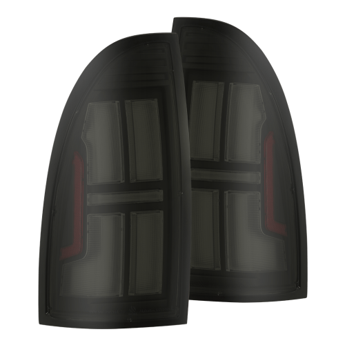 AlphaREX - 680062 | AlphaRex NOVA-Series Prismatic LED Tail Lights Alpha-Black for Toyota Tacoma (2005-2015)
