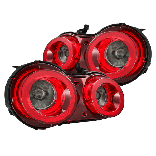 AlphaREX - 692003 | AlphaRex NOVA-Series Prismatic LED Tail Lights Red Smoke for Nissan GT-R (2009-2025)