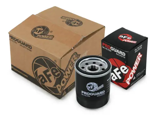 Afe - Advance Flow Engineering - 44-LF016-MB | AFE Power PROGUARD Oil Filter (4 Pack) For Acura, Chrysler, Dodger, Eagle, Fiat, Ford, Honda, Hyundai, Infiniti, Kia, Mazda, Mercury, Mitsubishi, Nissan, Plymouth, Saturn, Subaru And Suzuki
