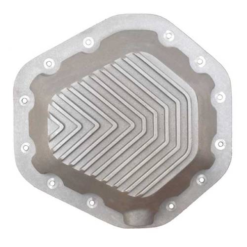 PML Covers - 9369-1-AC | PML Cover GM 10.5 Patterned Fins Differential Cover For GM 3/4 Ton And 1 Ton Trucks or Vans | Natural As-Cast Finish, 3/8 Stock Bolt Size