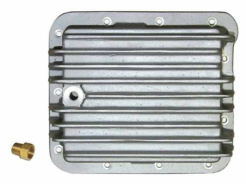 PML Covers - 10453-2-AC | PML Cover Ford C4 Deep, Pan Fill With Fitting Transmission Pan For Ford Mustang, Bronco, Pinto And Maverick | Natural As-Cast Finish