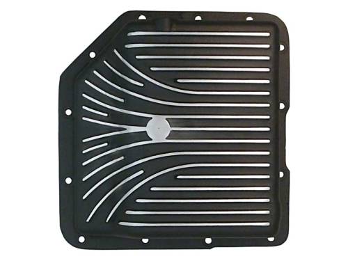 PML Covers - 9684-B | PML Cover GM Turbo 350 Deep Transmission Pan For Buick, Chevrolet, Cadillac & Oldsmobile | Black Powder Coat Finish