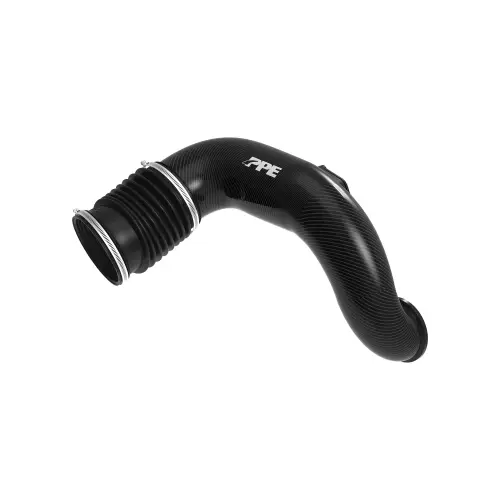 Pacific Performance Engineering - 115005060 | PPE Performance GM 6.6L Duramax LML- Zilla Carbon Fiber Turbo Inlet Upgrade Kit | Carbon Weave Finish